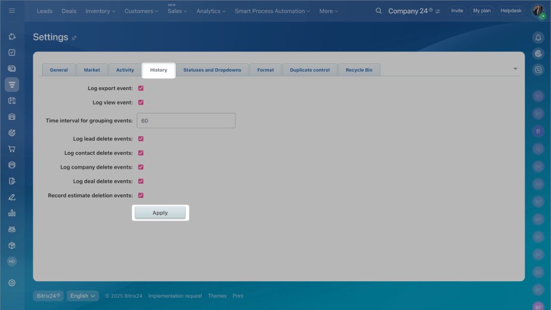 CRM history