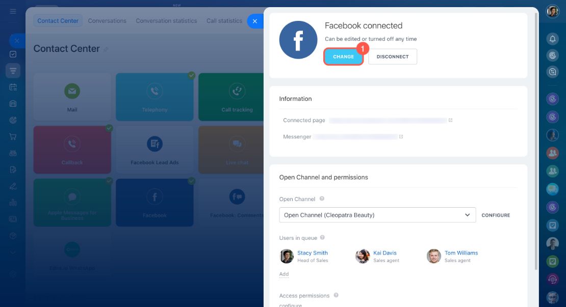 Facebook: Мессеж холбох