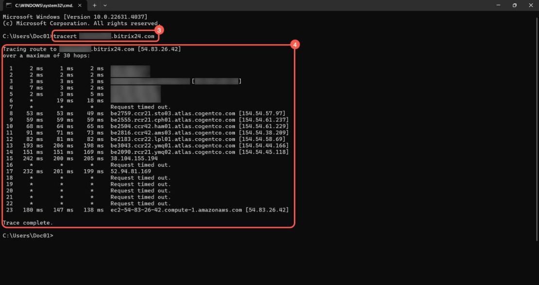 IP хаягаа тодорхойлж, traceroute хийх