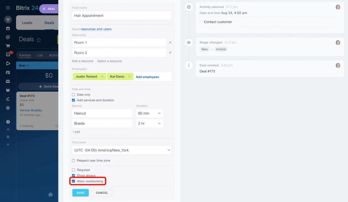 Resource booking: CRM-д цаг захиалгыг удирдах
