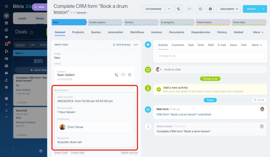 Resource booking: CRM-д цаг захиалгыг удирдах