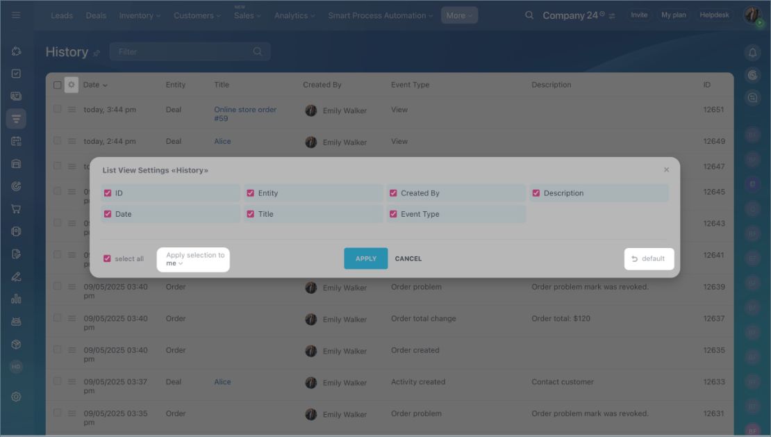 CRM history