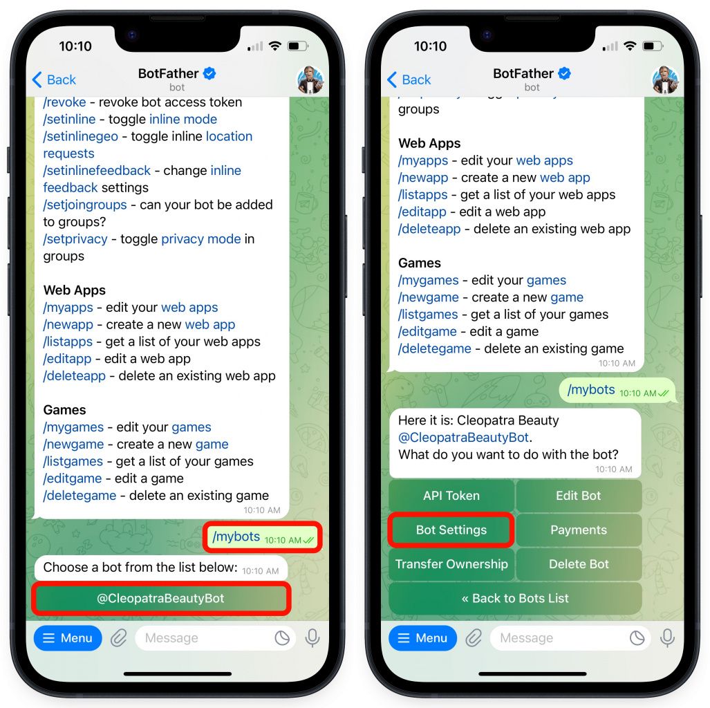 Telegram чатбот холбох