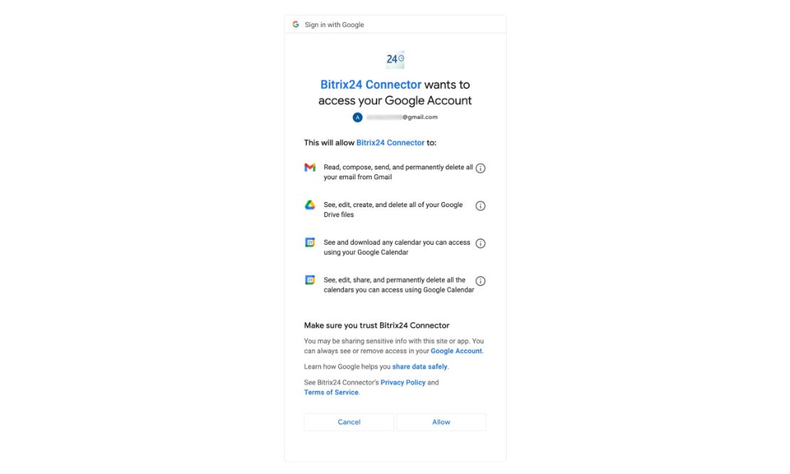 Bitrix24 -д имэйл хаяг холбох