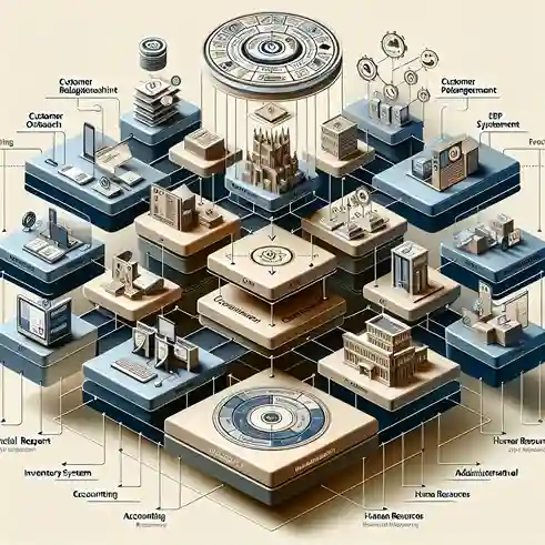 mô hình các khối trong doanh nghiệp