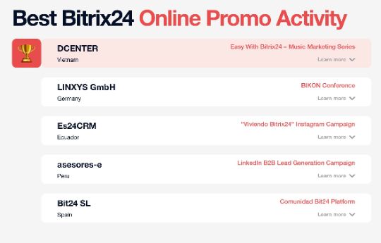 Top Partner Bitrix24 2026