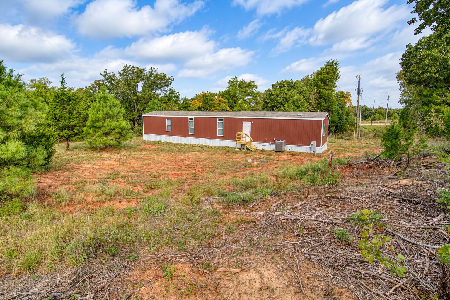 Rear View Across the Acreage - 332707 E Caprock Dr, Wellston OK