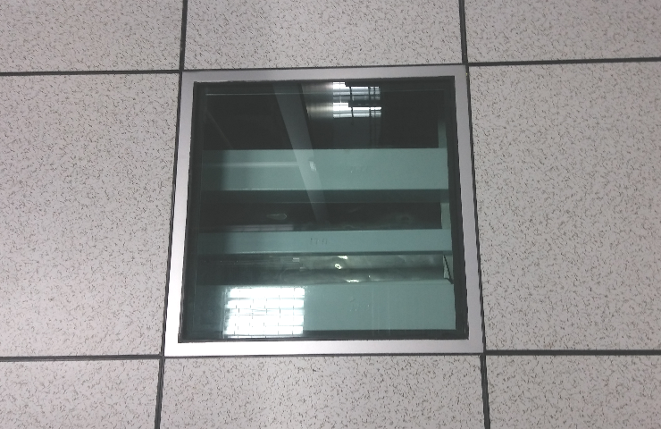 Netline Tempered Laminated Clear Glass Floor Panel