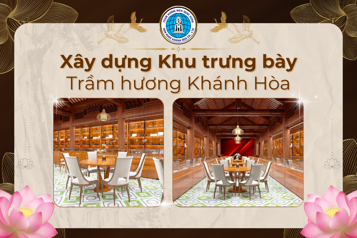 Khu trưng bày trầm hương - Trầm hương Non nước Khánh Hòa