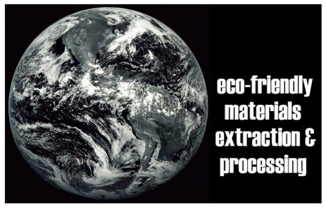 Eco-friendly materials extraction and processing