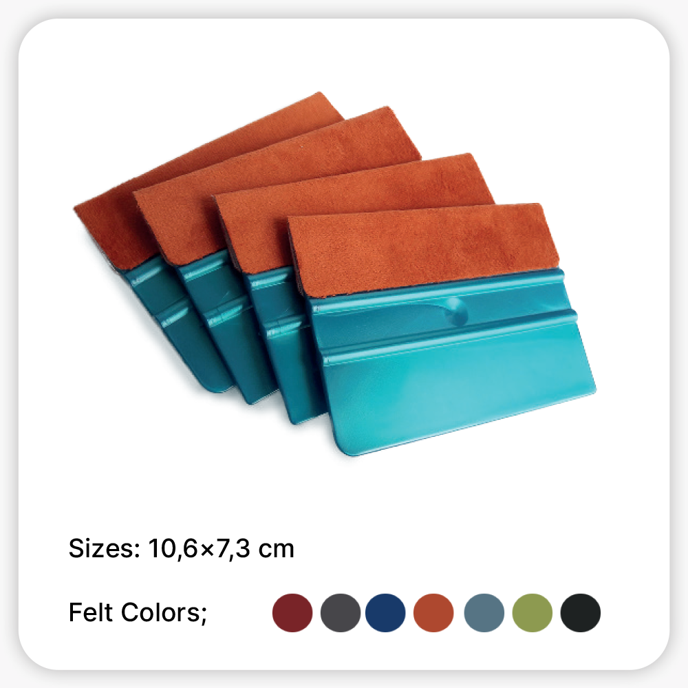 Suede Felt Edge Squeegee(Lite)