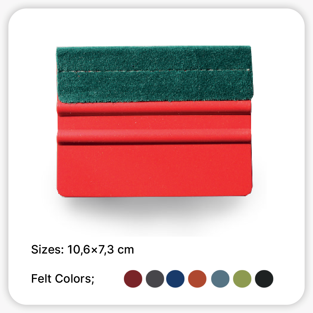 Suede Felt Edge Squeegee
