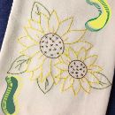 Painting & Embroidery on Tote bag