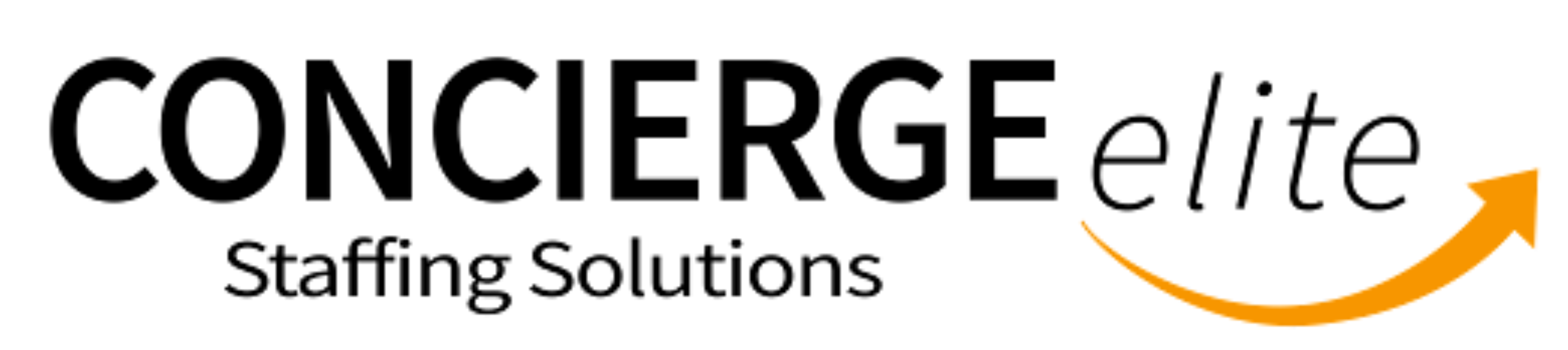 Elite Hiring powered by Concierge Elite's logo mention  they are the elite concierge staffing solution