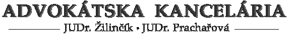 JUDr. žilinčík Prachařová