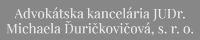 JUDr. Michaela Ďuričkovičová