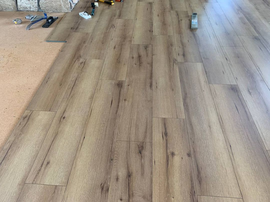 Flooring installation sample
