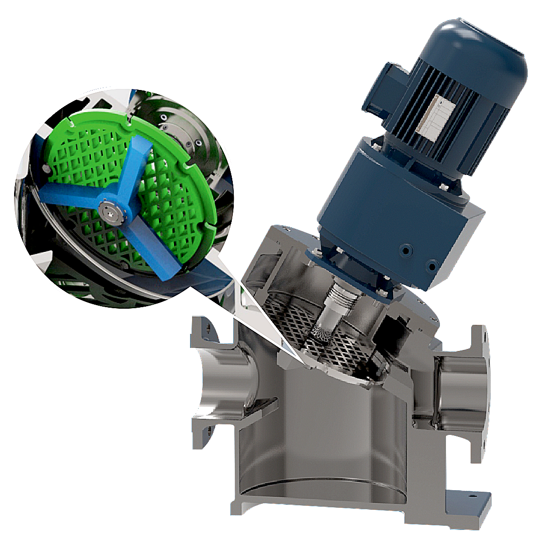 Трубный мацератор, шредер, измельчитель