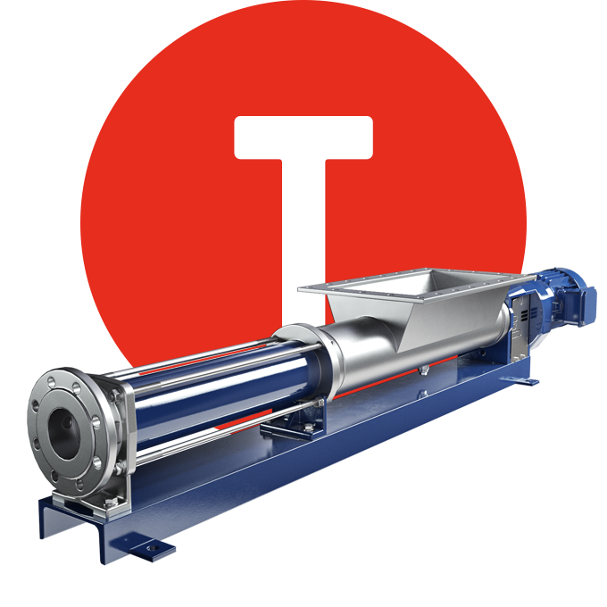 Винтовой шнековый насос, насос с бункером, насос со шнеком SOLTEC ®