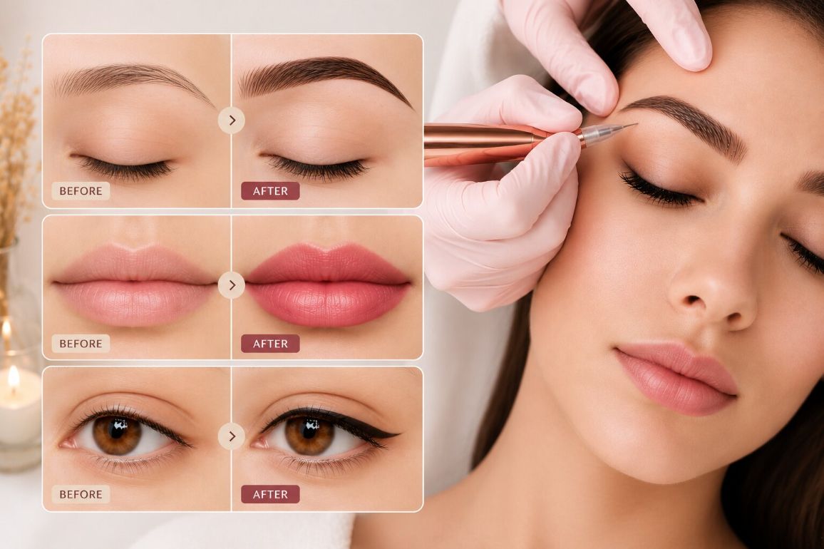 Permanent makeup services at LAVŌGUE Beauty Lounge