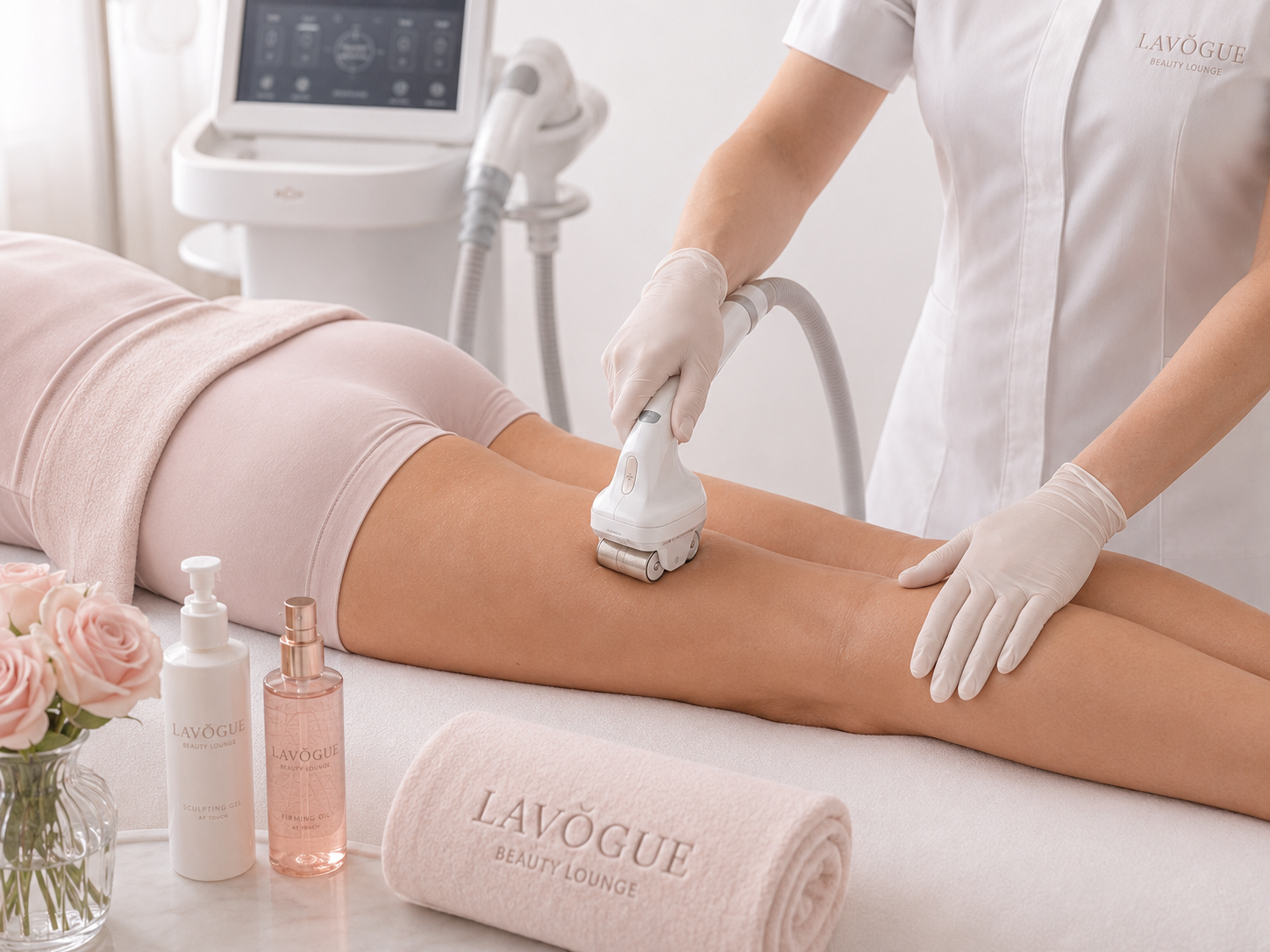 Anti-cellulite body sculpting treatment at LAVŌGUE