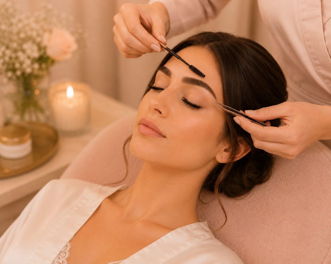 Bridal brows and lashes at LAVŌGUE
