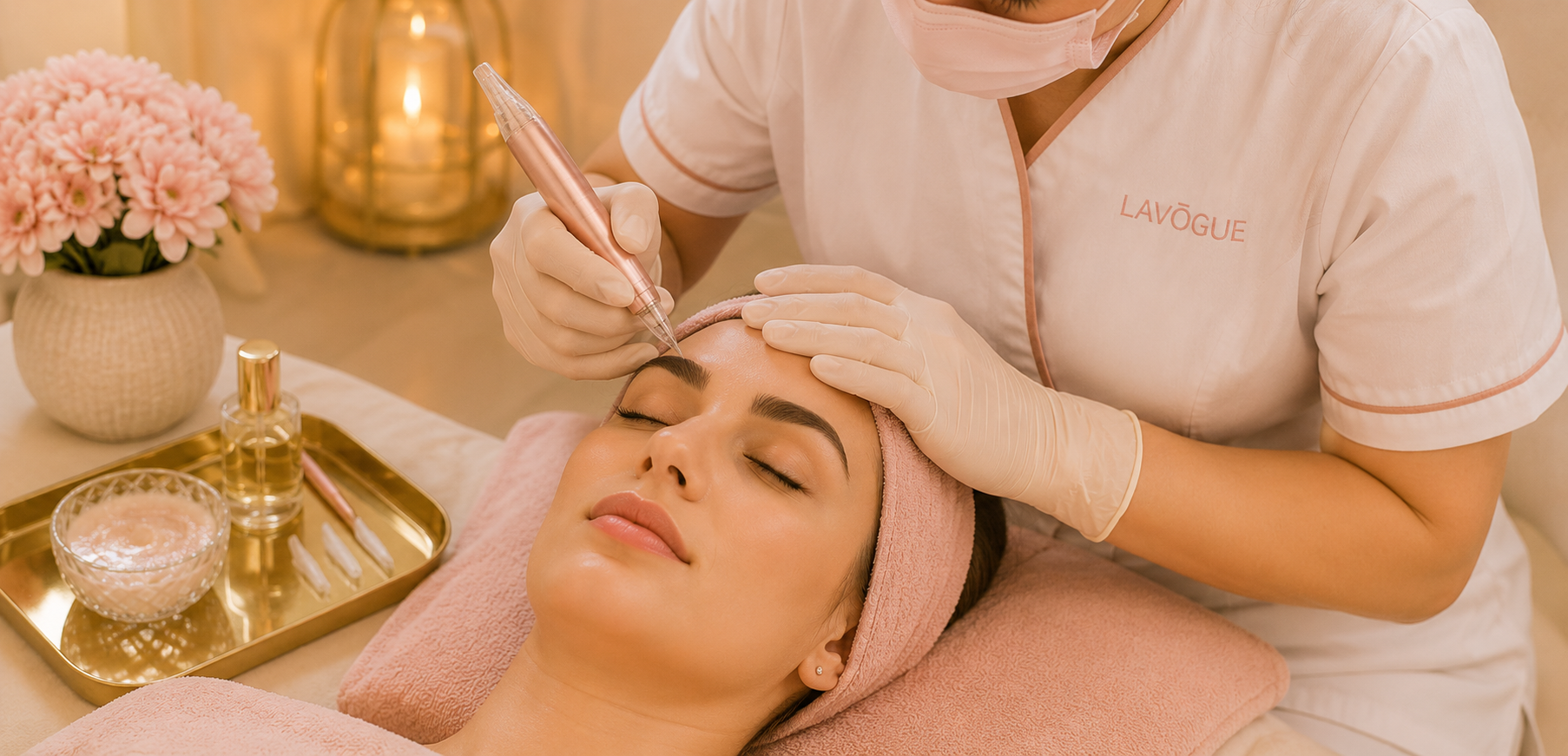 Permanent makeup services at LAVŌGUE