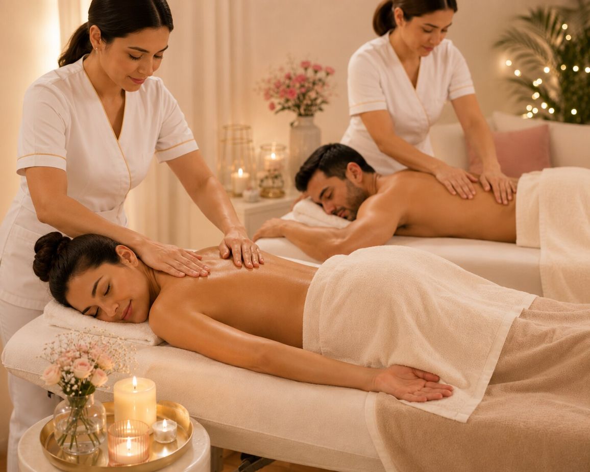 Couples home massage service by LAVŌGUE