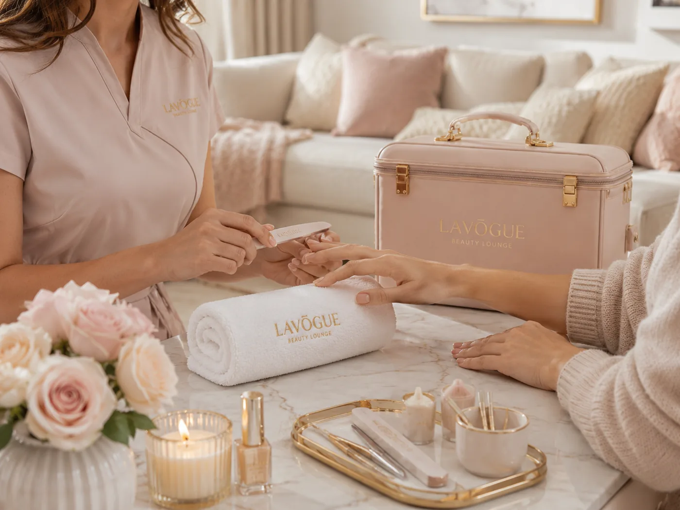 LAVŌGUE professional beauty home service in Abu Dhabi