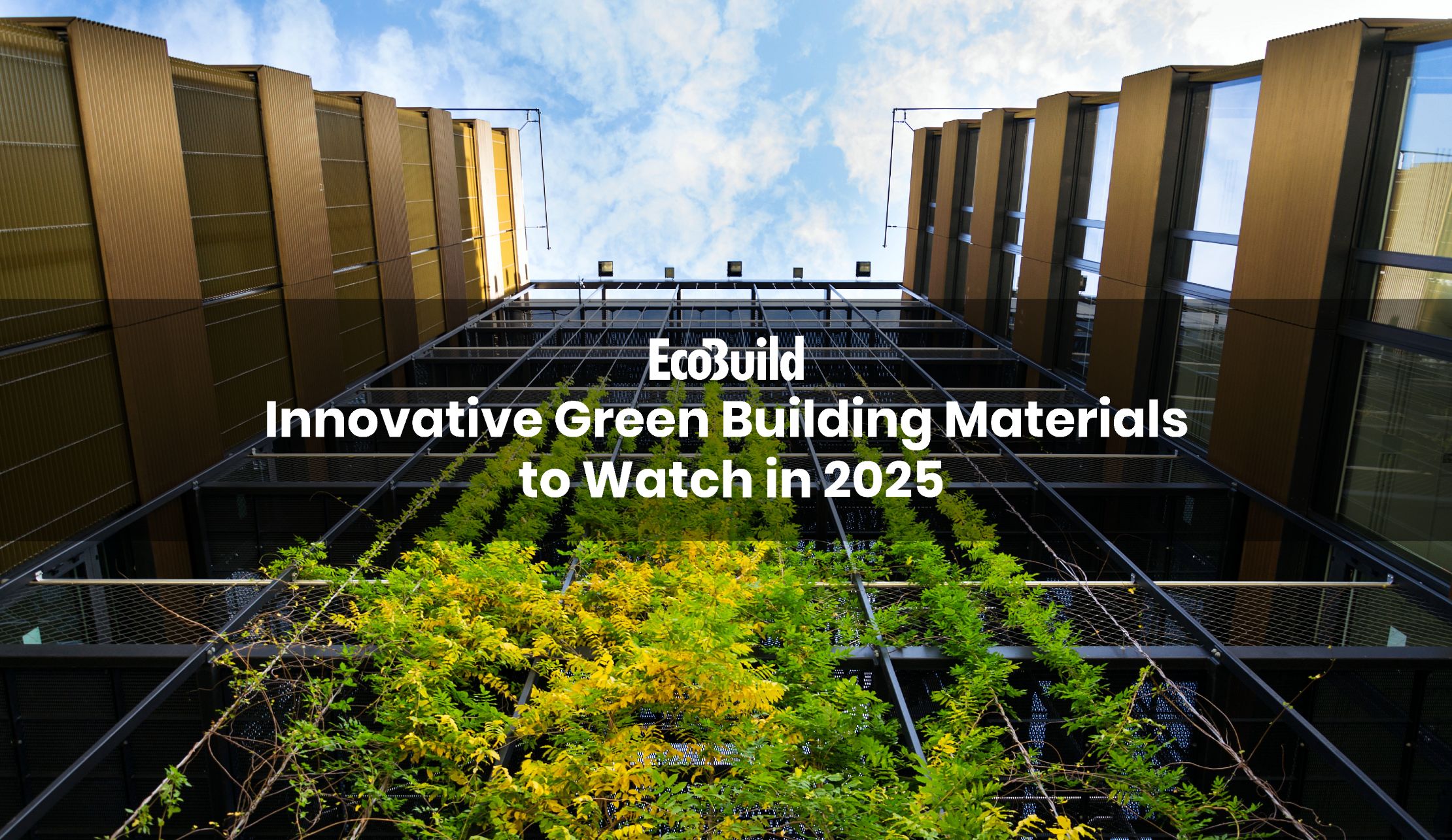 Innovative Green Building Materials to Watch in 2025