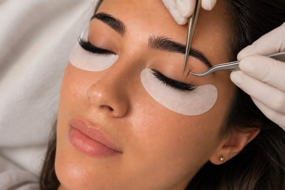 Lash extension refill treatment at LAVŌGUE