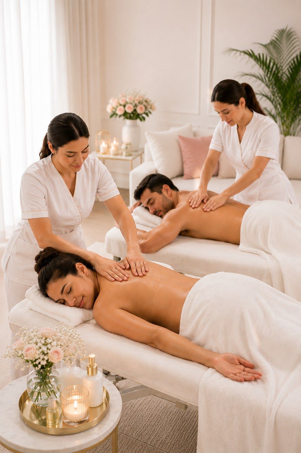 Couples home massage service by LAVŌGUE in Abu Dhabi