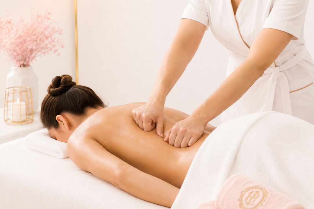Deep tissue massage at LAVŌGUE