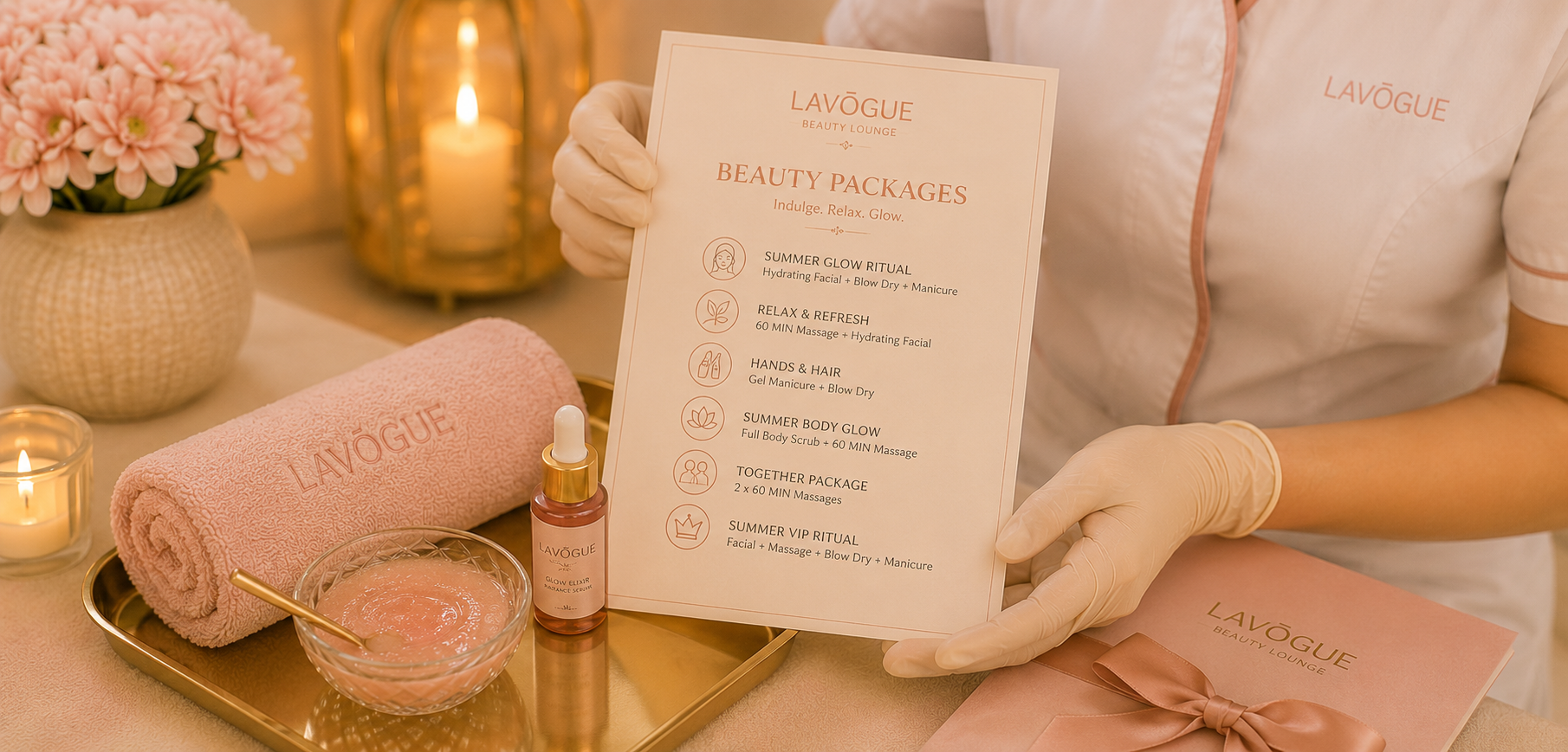 Beauty packages at LAVŌGUE