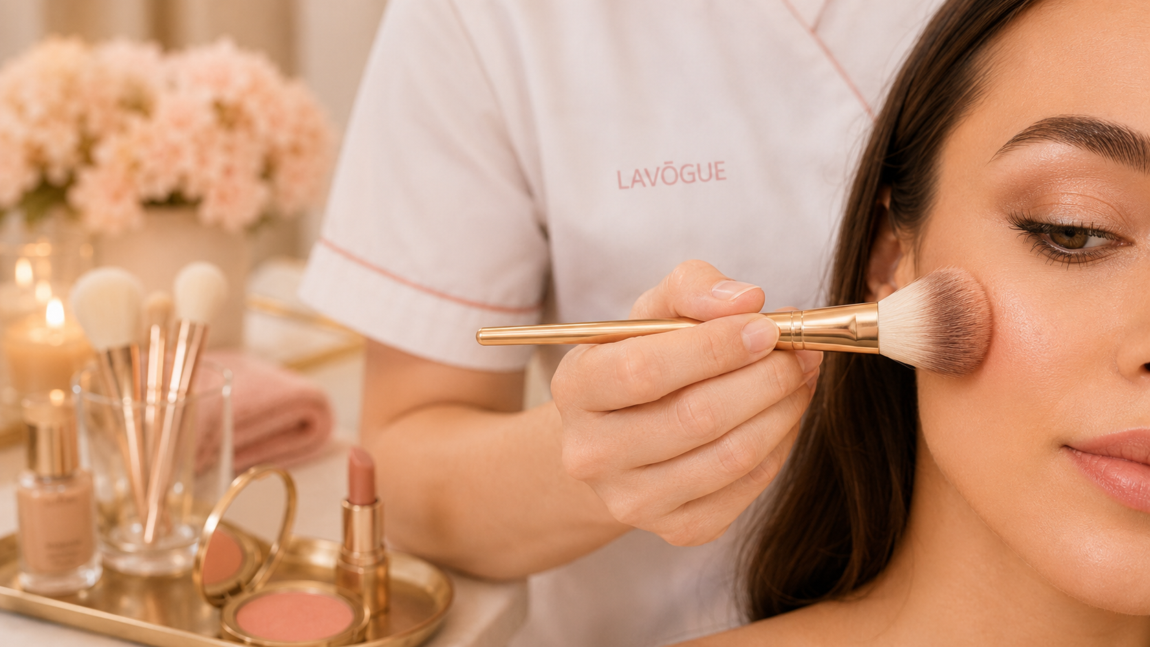 Makeup services at LAVŌGUE