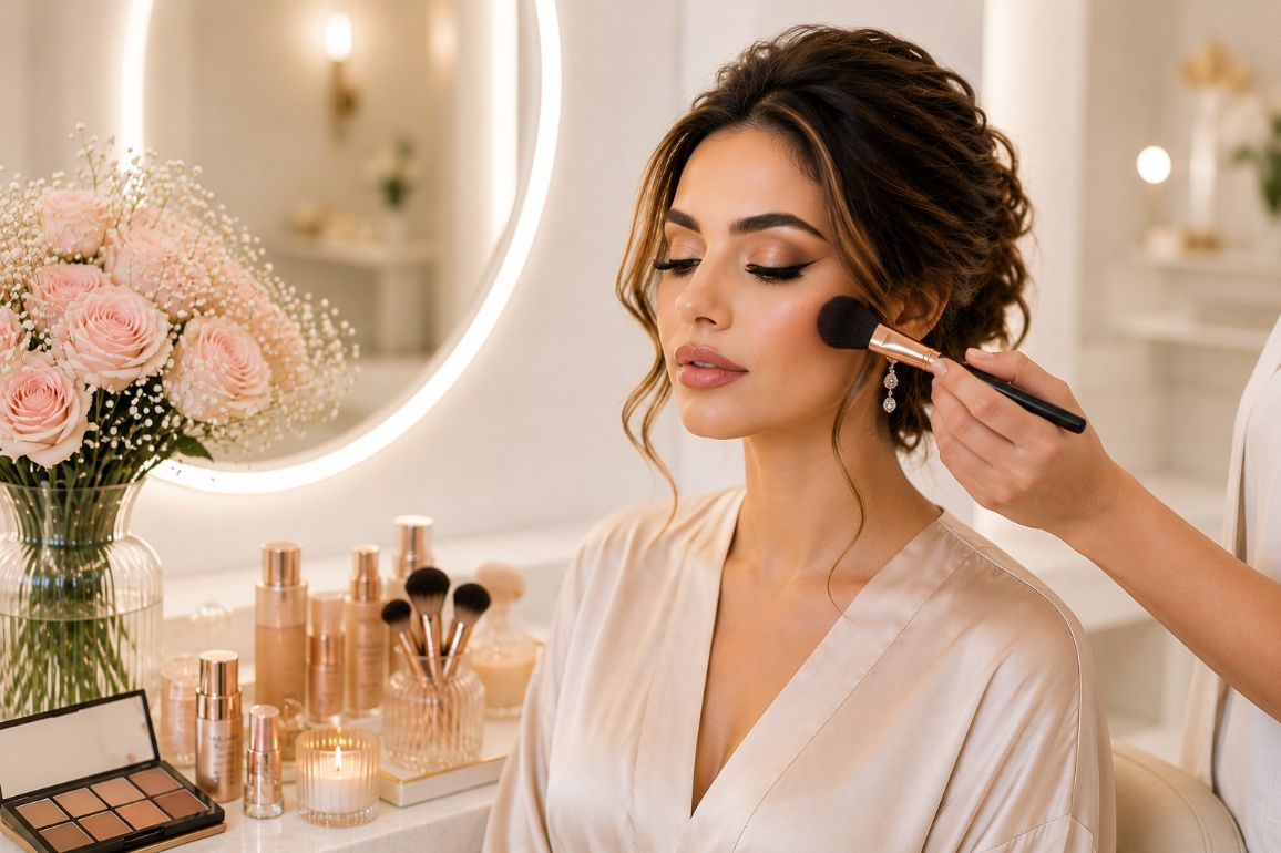 Professional makeup services at LAVŌGUE Beauty Lounge