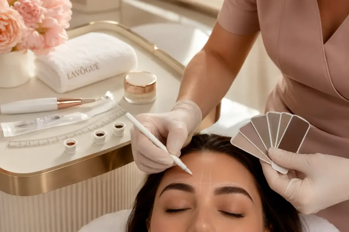 Permanent makeup consultation and treatment at LAVŌGUE