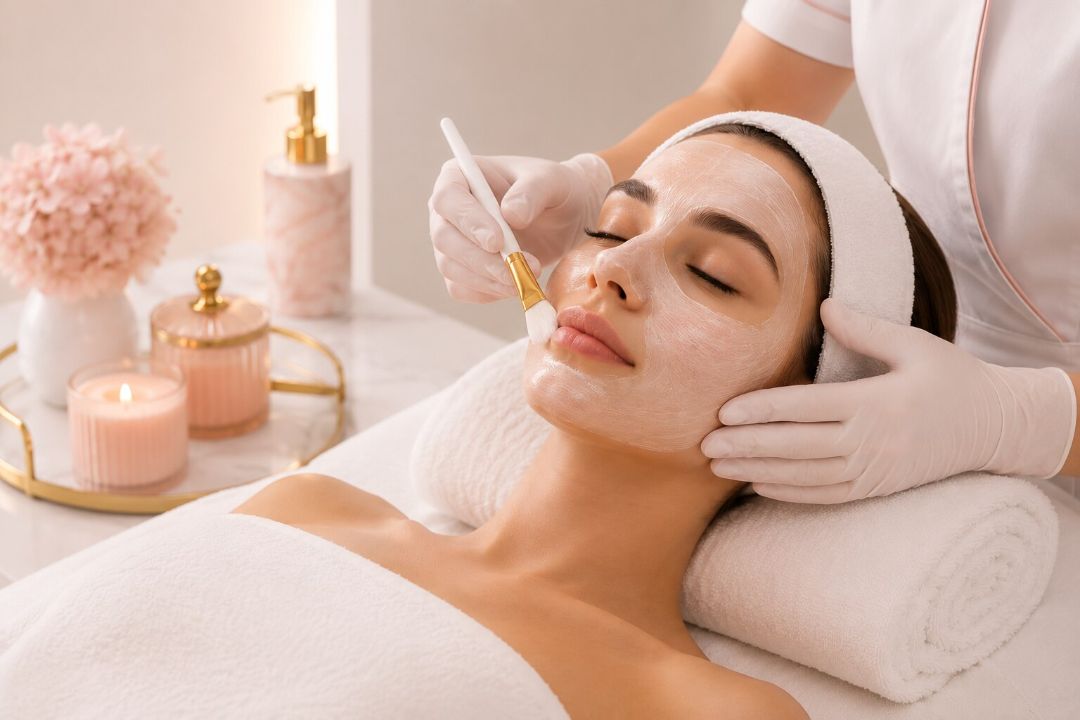 Deep cleansing facial treatment at LAVŌGUE