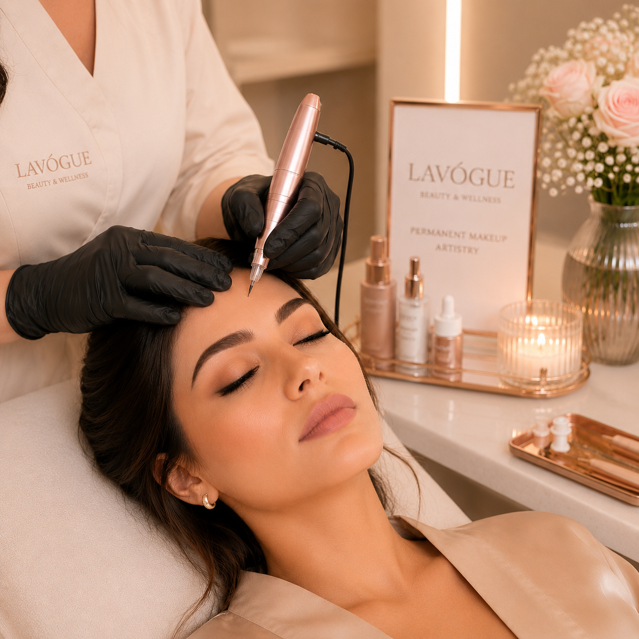 Permanent makeup treatment at LAVŌGUE