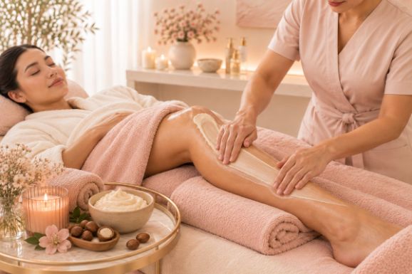 Shea Butter Silky Skin treatment at LAVŌGUE