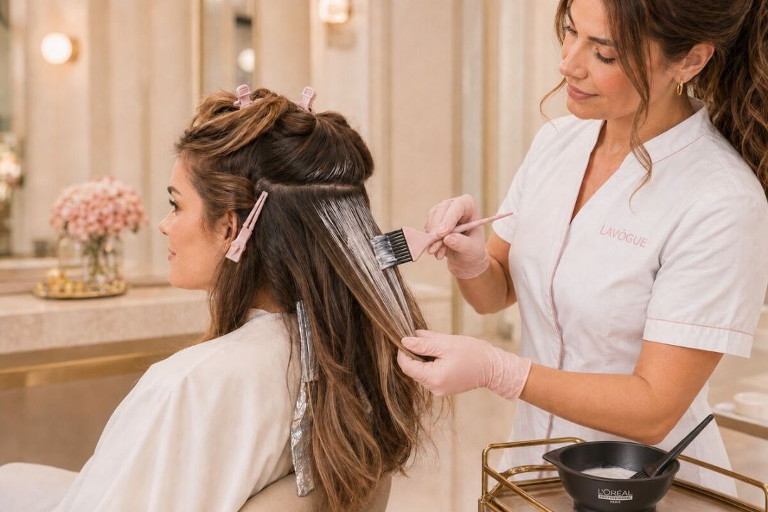 Professional hair colour experience at LAVŌGUE