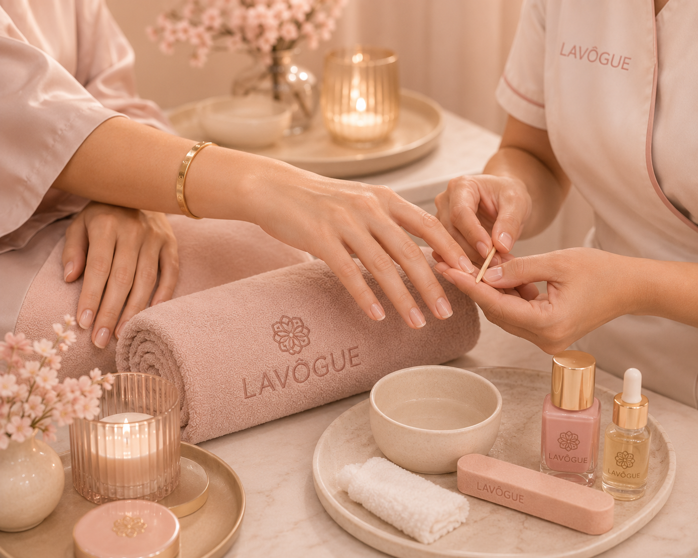 Japanese nail care treatment at LAVŌGUE