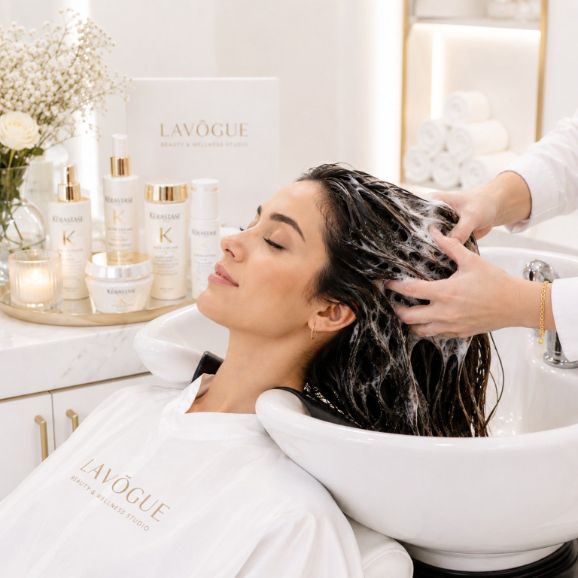 Professional wash and blow-dry at LAVŌGUE