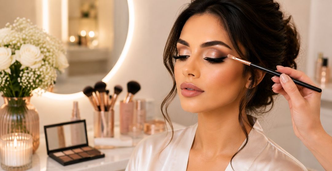Professional eye makeup at LAVŌGUE