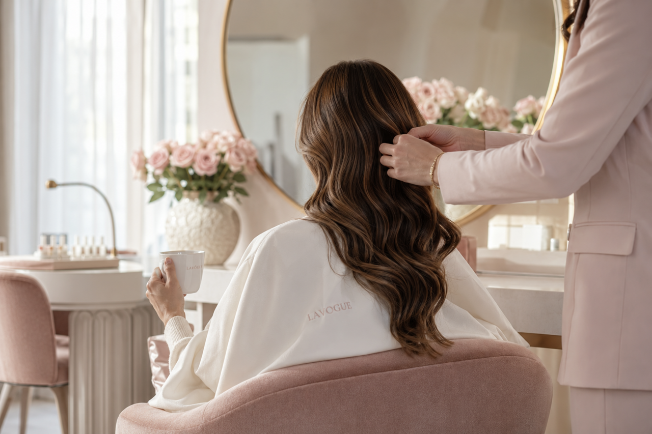 Elegant beauty lounge experience at LAVŌGUE