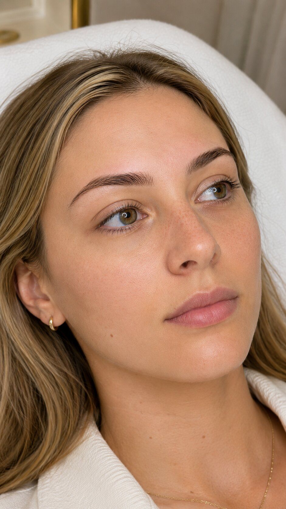 Lips before lip blush permanent makeup treatment