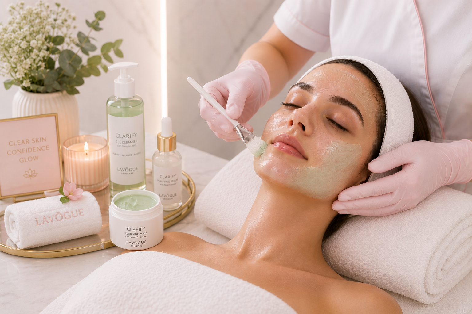 Facial and skin treatment at LAVŌGUE