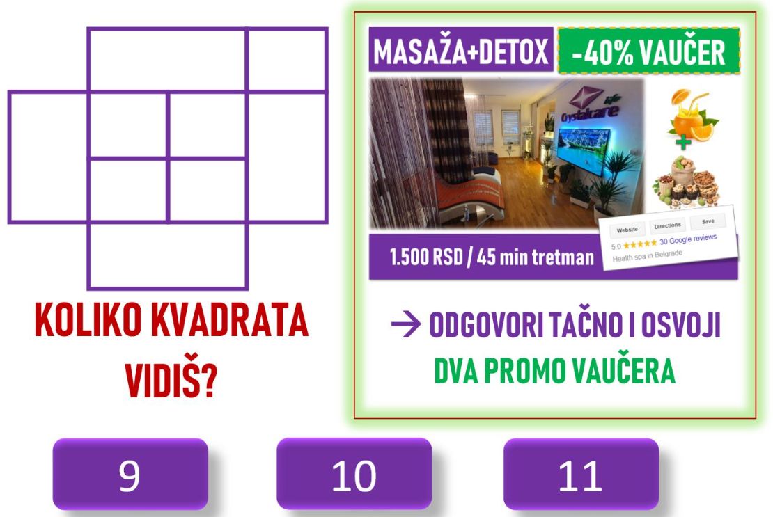 nagradna igra - popust masaza