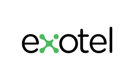 Exotel Logo as Reyada's partner for RPA and AI solutions