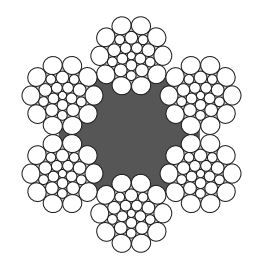 NON ROTATION RESISTANT WIRE ROPES